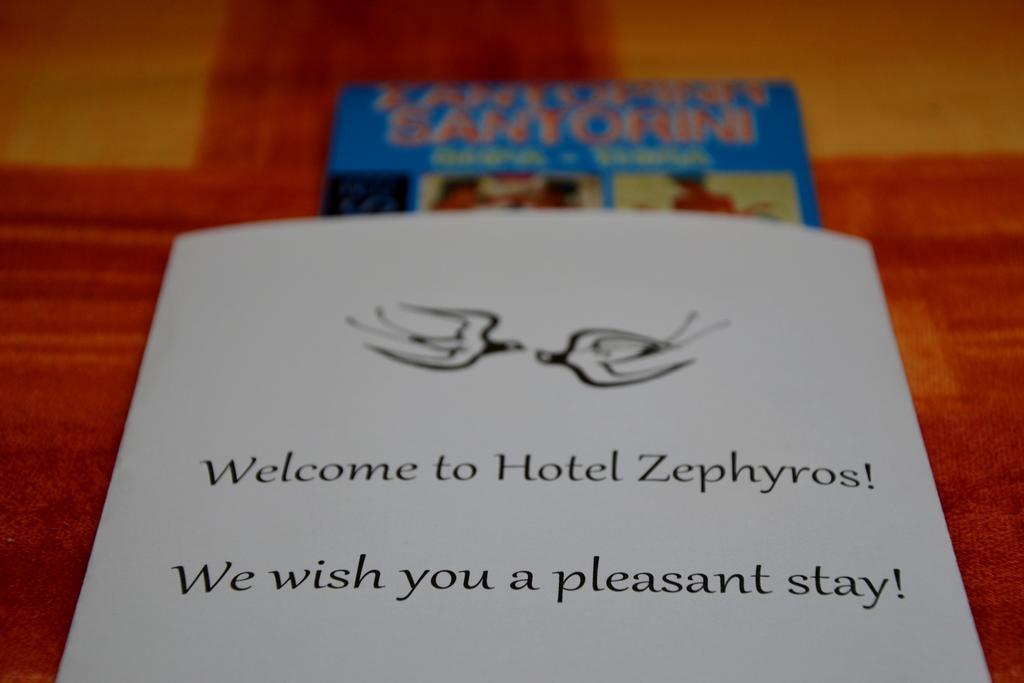 Zephyros Hotel Kamári Exterior foto